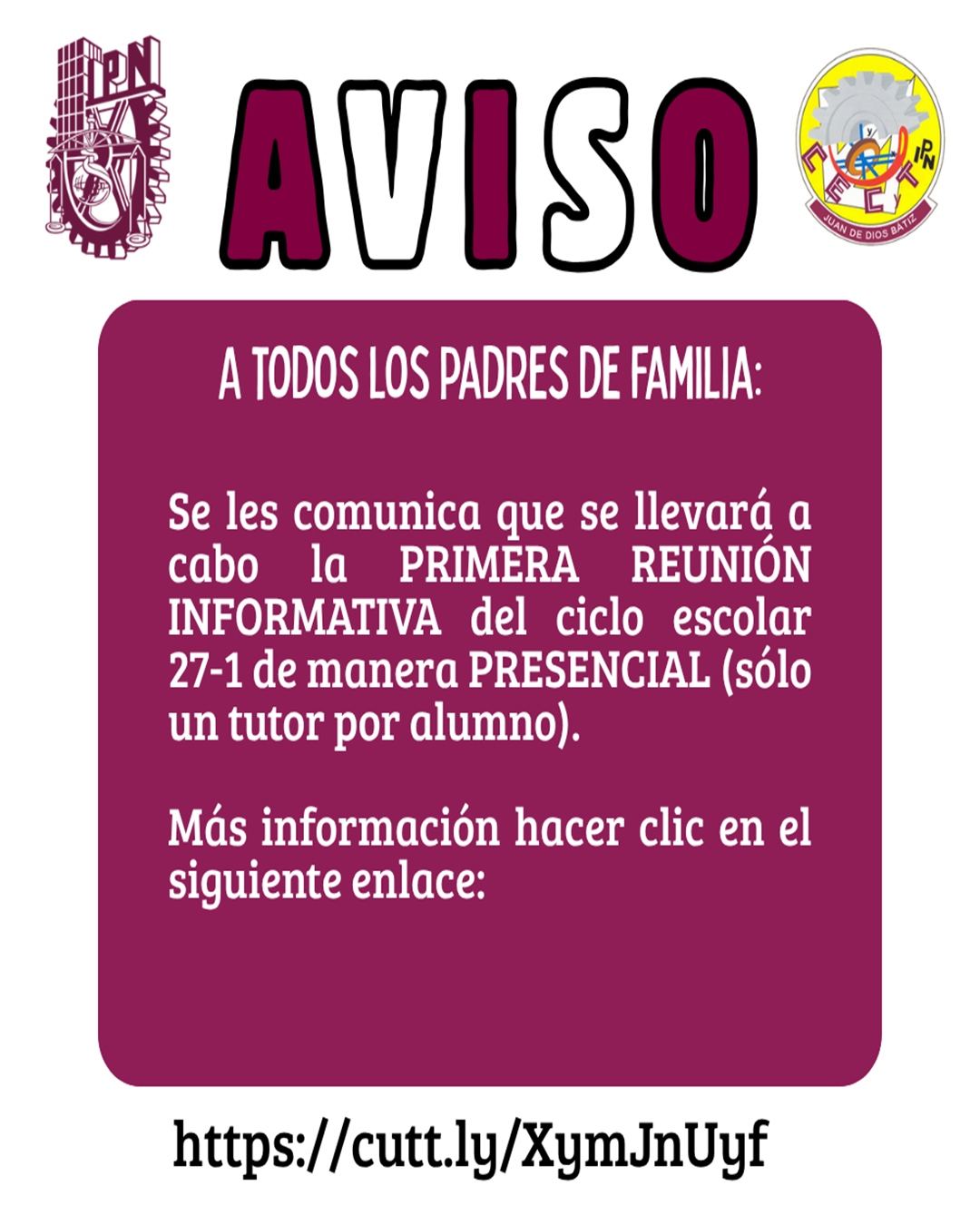 Junta informativa padres de familia 27-1