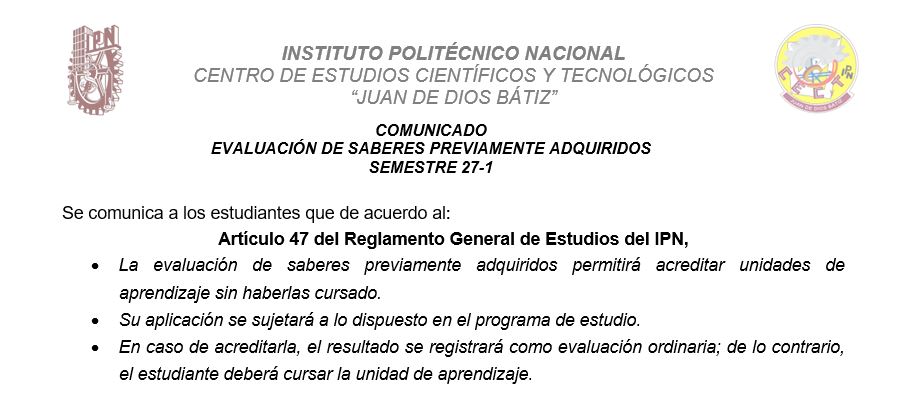 Comunicado Saberes Previos 27-1